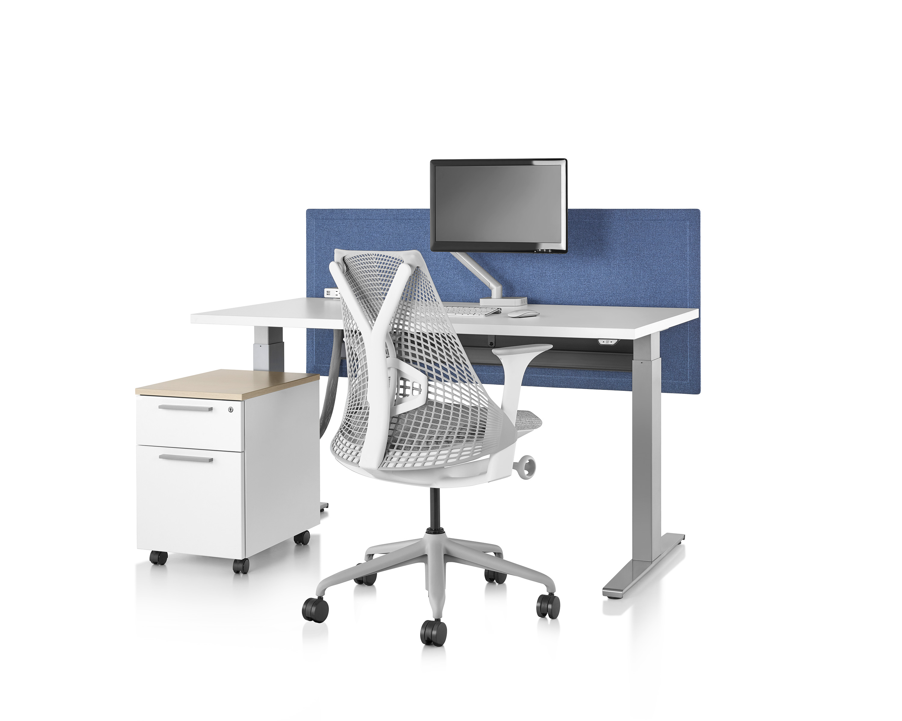 办公台|升降台|办公家具|设计师家具|Renew 坐立两用工作台